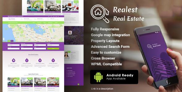 Realest - Immobilien WordPress Vorlage